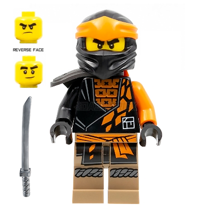 LEGO Minifigure - Cole - Core, Shoulder Pad [NINJAGO]