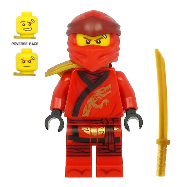 LEGO Minifigure - Kai, Pearl Gold Armor Shoulder Pad, Legacy (2021) [NINJAGO]