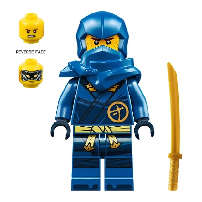 LEGO Minifigure - Jay - Dragons Rising, Hood [NINJAGO]