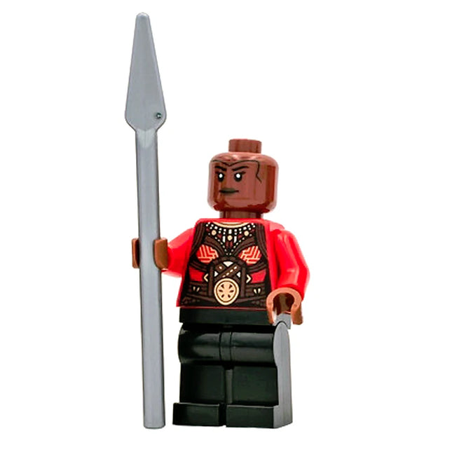 LEGO Minifigure - Okoye - Red Top, Black Panther Wakanda Forever (2022) [MARVEL]