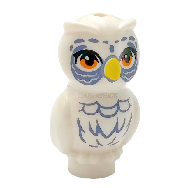 LEGO Minifigures Animal - Owl, Yellow Beak, Orange Eyes, Sand Blue Feathers [21333pb06]