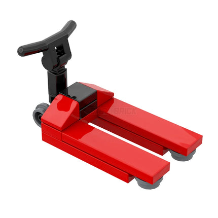 LEGO "Pallet Jack" - Red, Wheeled Pallet Trolley [MiniMOC]