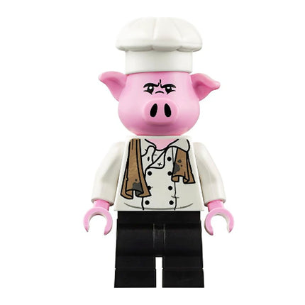 LEGO Minifigure - "Pigsy" White Chef Jacket with Dirty Towel (2020) [MONKIE KID] mk008