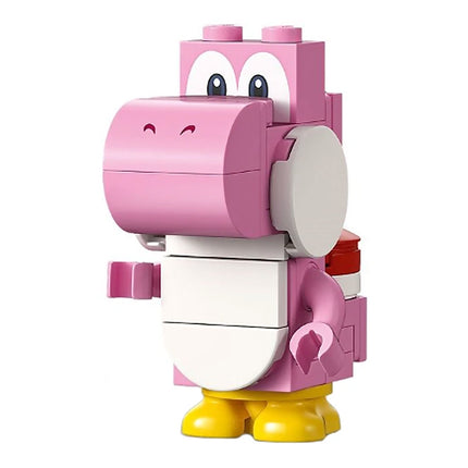 LEGO Minifigure - Yoshi, Pink, Brick Built (2023) [SUPER MARIO]