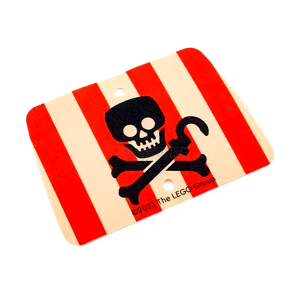 LEGO Minifigure Accessory - Pirate Sail, Mast, Flag, Skull and Crossbones (Jolly Roger) [103913]