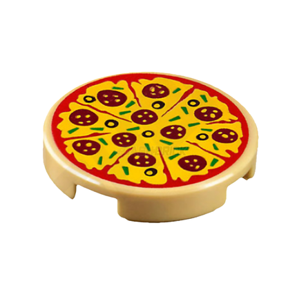 LEGO Minifigure Food - Pizza (Round 2x2 Tile) [14769pb160]