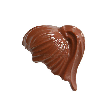 LEGO Minifigure Part - Hair Ponytail, Long, Reddish Brown [6093] 4211165