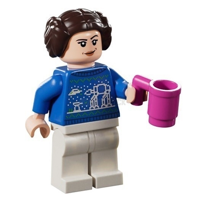LEGO Minifigure Princess Leia Holiday Sweater [STAR WARS