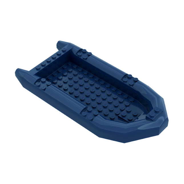 LEGO Minifigure Accessory - Boat, Rubber Raft, Large, Dark Blue [62812]