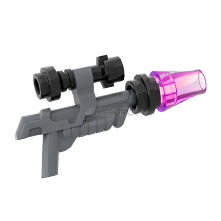 LEGO Minifigure Accessory - Space Ray Gun, Handle, Trans Pink [MiniMOC]