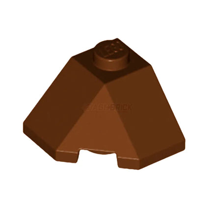 LEGO Wedge 2 x 2 (Slope 45 Corner), Reddish Brown [13548] 6266770