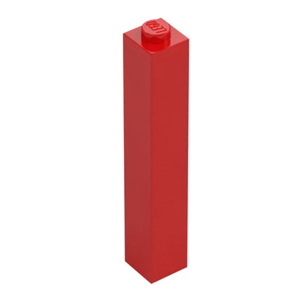 LEGO Brick 1 x 1 x 5, Solid Stud, Red [2453b] 4212410