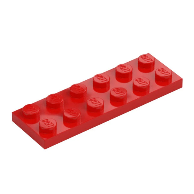 LEGO Plate, 2 x 6, Red [3795] 379521