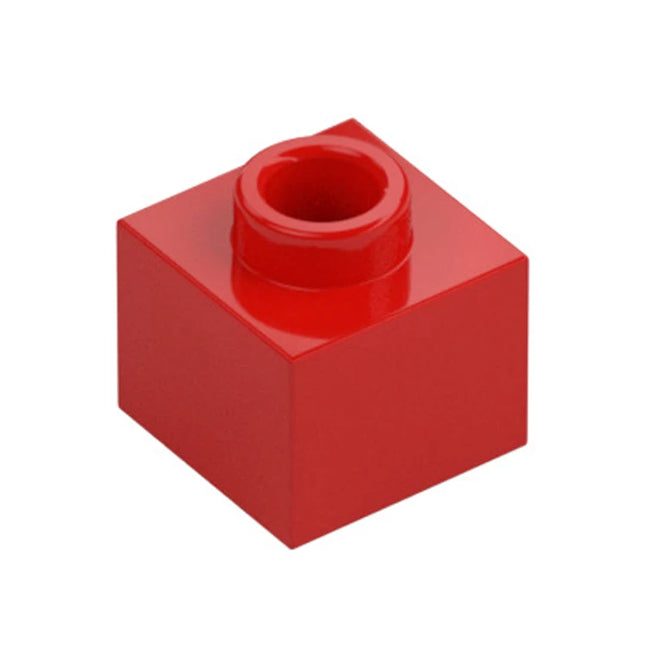 LEGO Brick, Modified 1 x 1 x 2/3 with Open Stud, Red [86996] 6397571