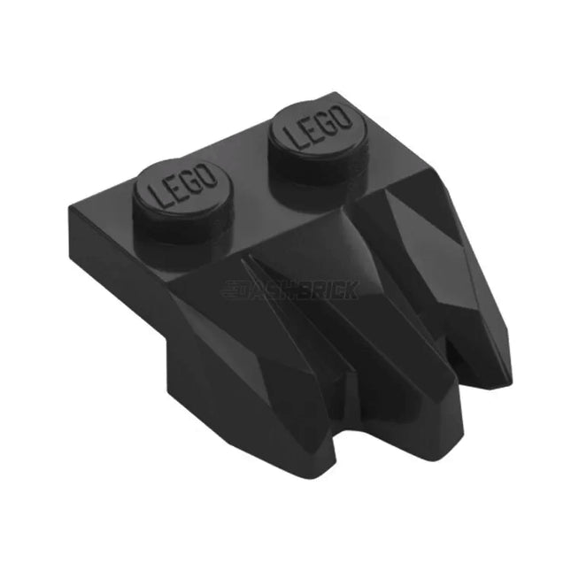 LEGO Minifigure Accessory - Plate, Modified 1 x 2 with 3 Claws / Rock Fingers, Black [27261] 6195185