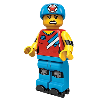 LEGO Collectable Minifigures - Roller Derby Girl (8 of 16) [Series 9]