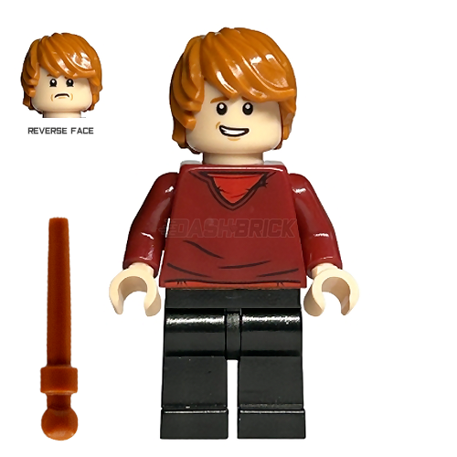 LEGO Minifigure - Ron Weasley - Dark Red Sweater, Black Legs [HARRY POTTER]