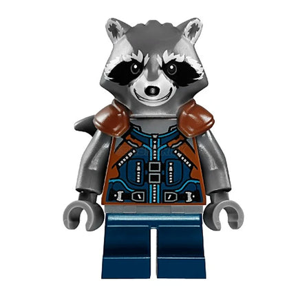 LEGO Minifigure - Rocket Raccoon - Dark Blue Outfit (2017) [MARVEL]