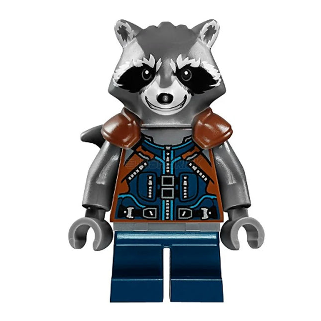 LEGO Minifigure - Rocket Raccoon - Dark Blue Outfit (2017) [MARVEL]