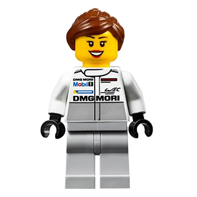 LEGO Minifigure - Porsche Mechanic - Female (2016) [SPEED CHAMPIONS]