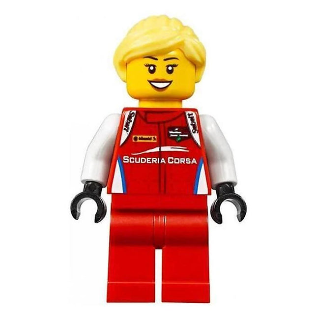 LEGO Minifigure - Ferrari 488 GT3 "Scuderia Corsa" Driver (2018) [SPEED CHAMPIONS]