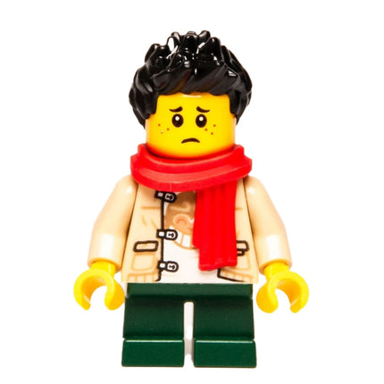 LEGO Minifigure - Child Boy, Monkie Kid Shirt, Red Scarf (2021) [CITY]