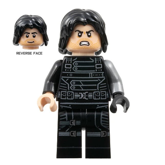 LEGO Minifigure - Winter Soldier - Black Hair, The Infinity Saga [MARVEL]