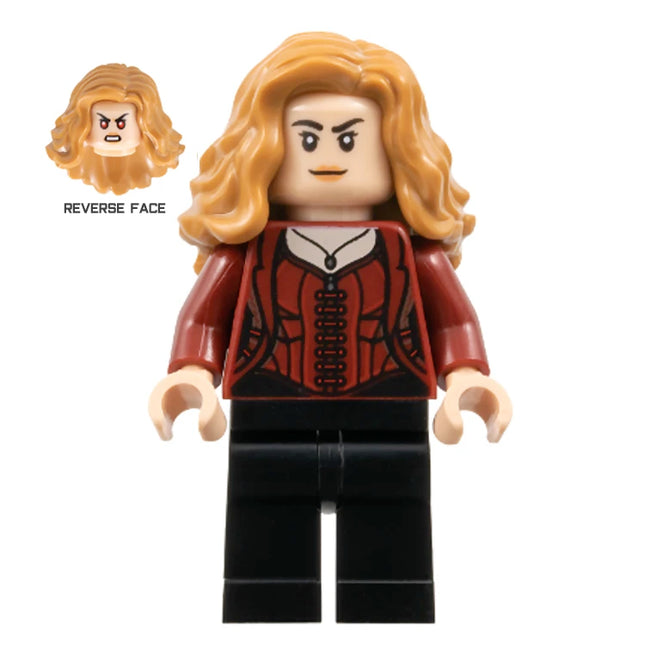 LEGO Minifigure - The Scarlet Witch (Wanda Maximoff) - Plain Legs, Medium Nougat Hair, The Infinity Saga [MARVEL]