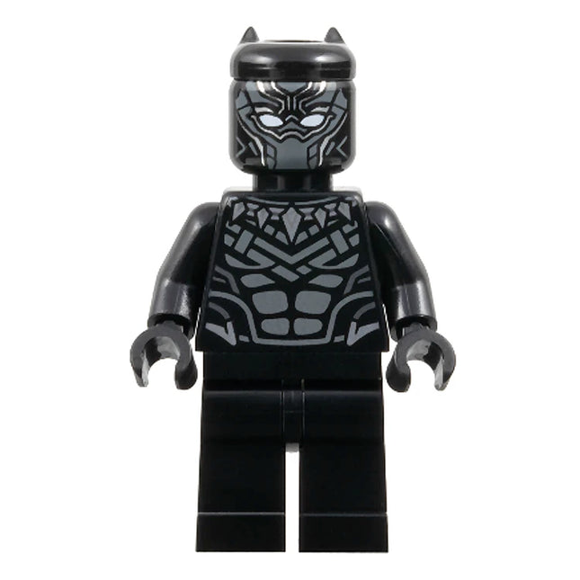 LEGO Minifigure - Black Panther - Dark Bluish Gray Armor, The Infinity Saga [MARVEL]