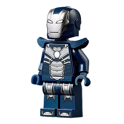 LEGO Minifigure - Iron Man Tazer Armor, Avengers, Trans-Clear Head [MARVEL]