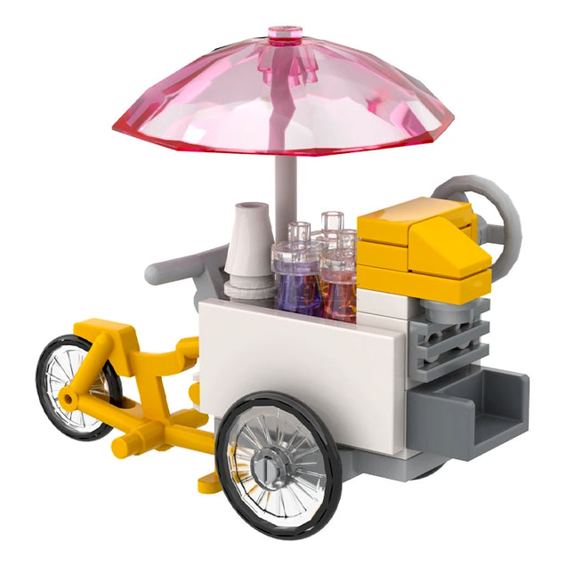 LEGO "Shaved Ice Delivery" - Bike/Tricycle, Cart [MiniMOC]