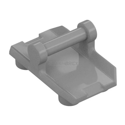 LEGO Plate, Modified 2 x 3 Inverted , 4 Studs, Bar Handle (Shield/Rocker Plate), Light Grey [30166] 6195471