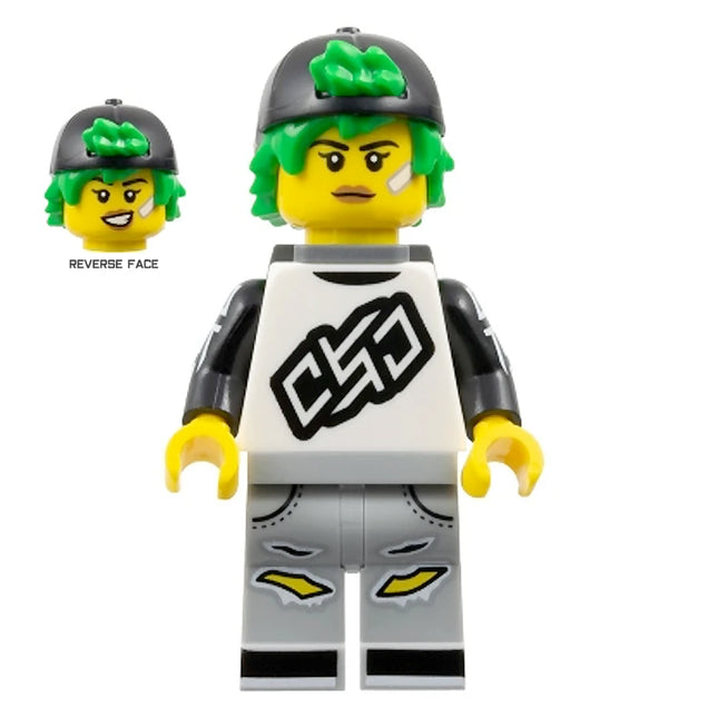 LEGO Minifigure - Longboarder/Skater, Backpack [Series 27]