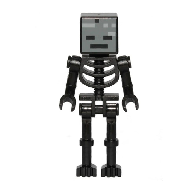 LEGO Minifigure - Wither Skeleton - Bent Arms (2021) [MINECRAFT]