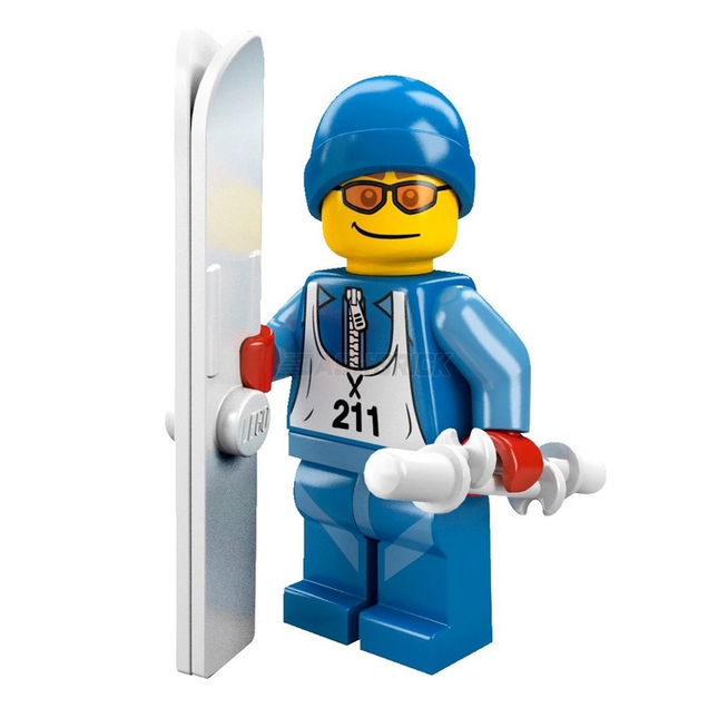 LEGO Collectable Minifigures - Skier (12 of 16) [Series 2]