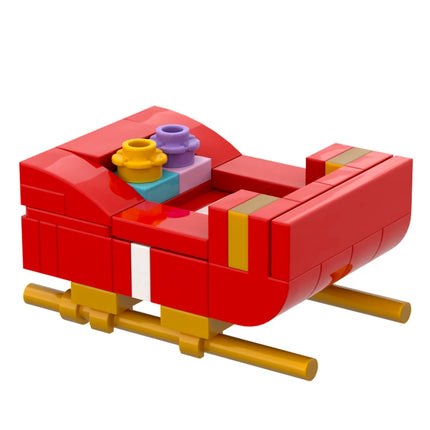 12 Days of Christmas - Reindeer & Sleigh Set (6-8 of 12) Made with Genuine LEGO® [MiniMOC] Save 10%