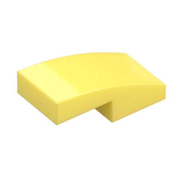 LEGO Slope, Curved 2 x 1 x 2/3, Bright Light Yellow [11477] 6147726