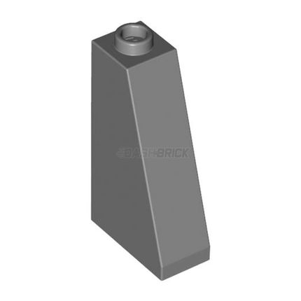 LEGO Slope 75 2 x 1 x 3 - Hollow Stud, Dark Grey [4460b] 4221745