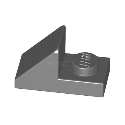 LEGO Slope 45 2 x 1 with 2/3 Cutout, Dark Grey [92946] 4621917