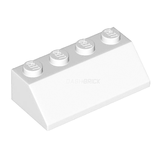 LEGO Slope 45 2 x 4, White [3037] 303701