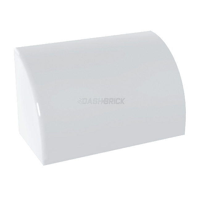 LEGO Slope, Curved 1 x 2, White [37352] 6248827