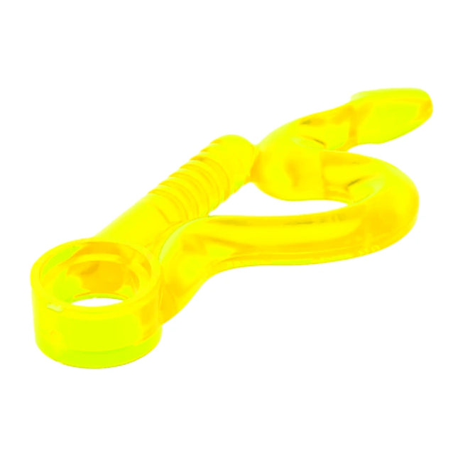 LEGO Minifigure Weapon - Snake Head Whip with Pin Hole, Trans-Neon Green [98348] 6069954