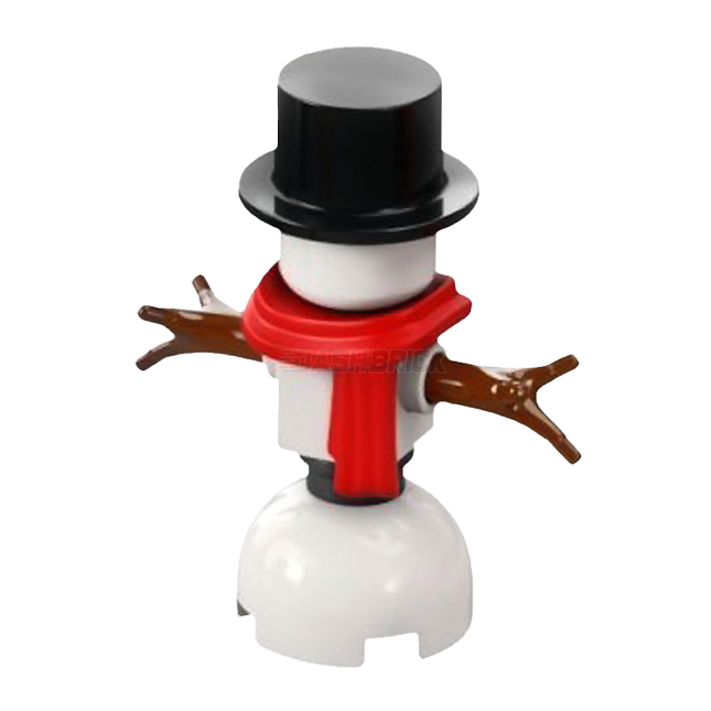 LEGO "Snowman" with Top Hat and Sticks #2 [Christmas]