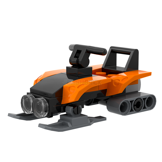 LEGO "Snowmobile" - Motor Sled, Orange [MiniMOC]