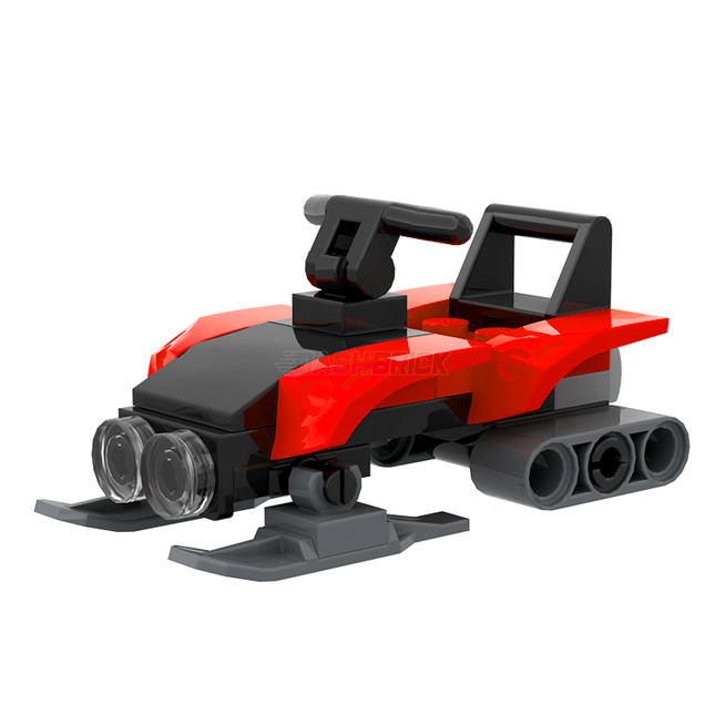 LEGO "Snowmobile" - Motor Sled, Red [MiniMOC]