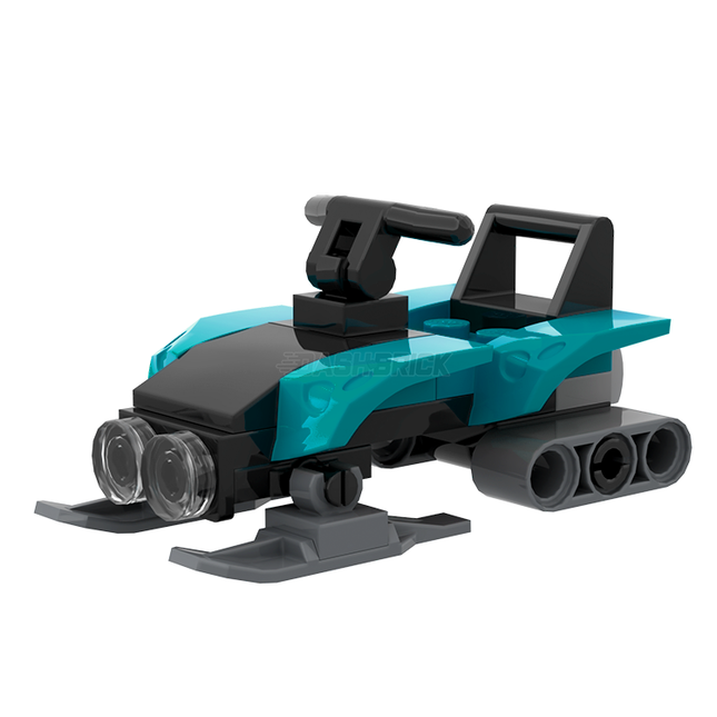 LEGO "Snowmobile" - Motor Sled, Dark Turquoise [MiniMOC]