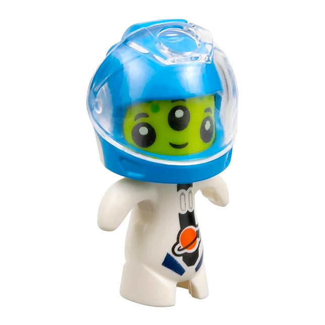 LEGO Minifigure - Alien Space Baby, White Spacesuit, Helmet, Visor (2024) [CITY]