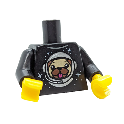 LEGO Minifigure Part - Torso "Space Dog", Black [973pb4011c01] 6293343