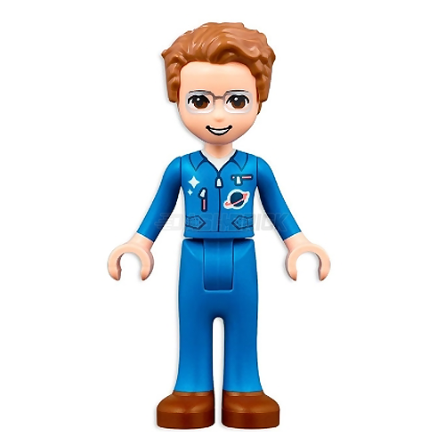 LEGO Minifigure - Friends Julian - Blue Space Training Uniform [FRIENDS]