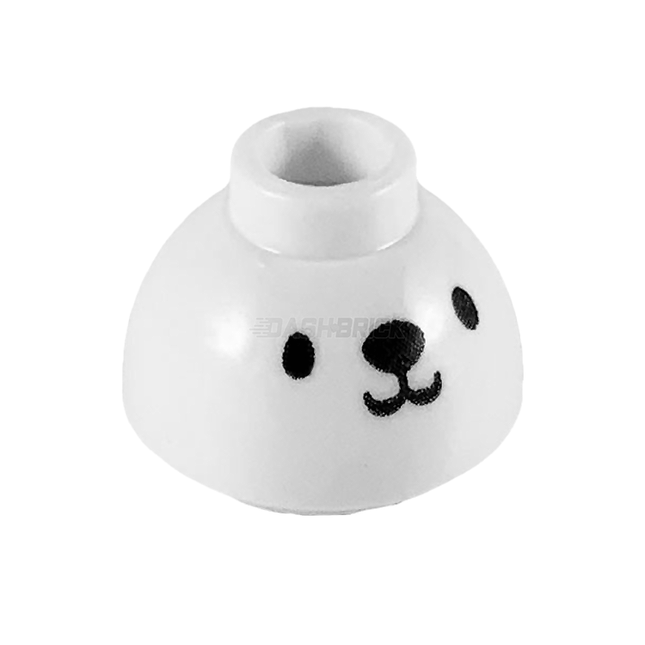 LEGO Minifigure Accessory - Food, Steam Bun, Animal Face [20952pb04]